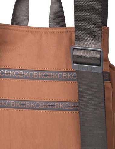 Mochila Antirrobo Pequeña Marrón KCB - Shine