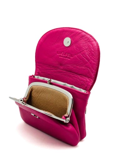 Porta-Moedas Fúcsia com Fecho da Vovó Lugupell Panot