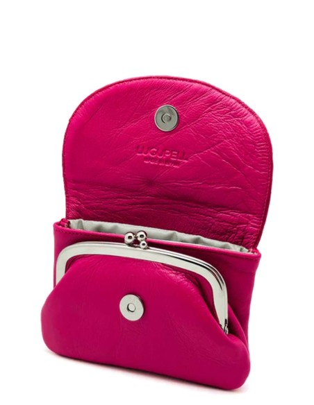 Porta-Moedas Fúcsia com Fecho da Vovó Lugupell Panot