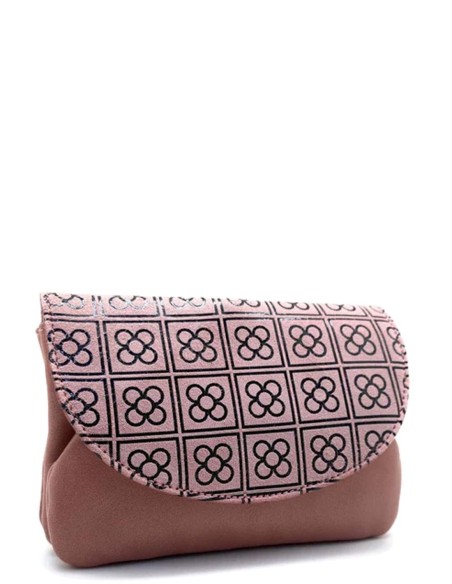 Porta-Moedas Cor-De-Rosa com Fecho da Vovó Lugupell Panot