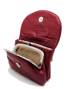 Porta-Moedas Vermelho com Fecho da Vovó Lugupell Panot 2