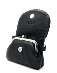 Porta-Moedas Bicolor Lugupell Panot com Fecho da Vovó 2