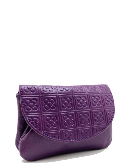 Porta-Moedas Roxo com Fecho da Vovó Lugupell Panot