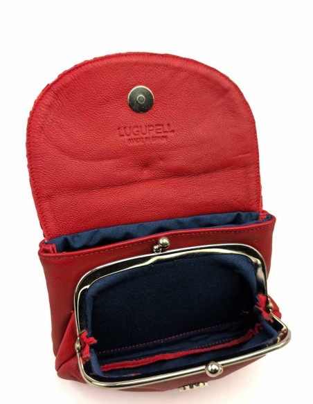 Porta-Moedas Vermelho com Fecho da Vovó Lugupell Gaudí - Cores