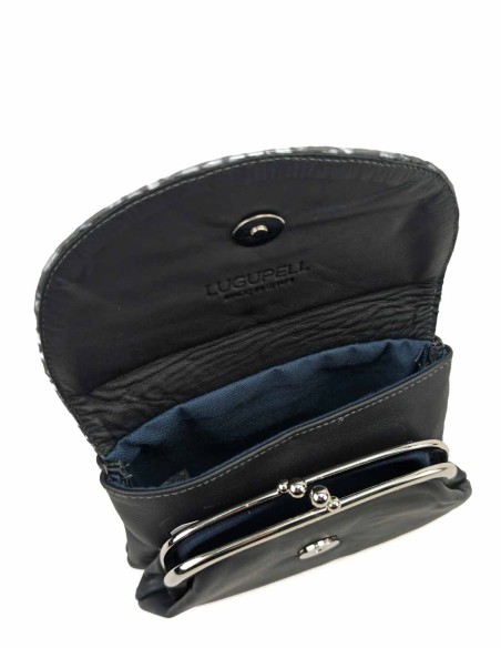 Porta-Moedas Cinzento com Fecho da Vovó Lugupell Gaudí - Prata