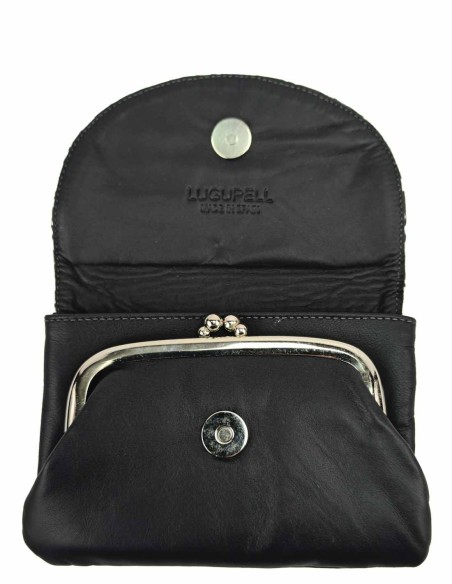 Porta-Moedas Cinzento com Fecho da Vovó Lugupell Gaudí - Prata