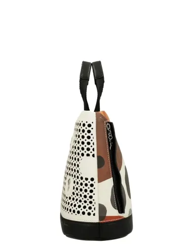 Bolso de Mano con Bandolera Anekke Lunares