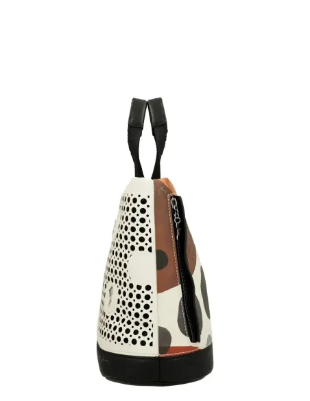 Bolso de Mano con Bandolera Anekke Lunares