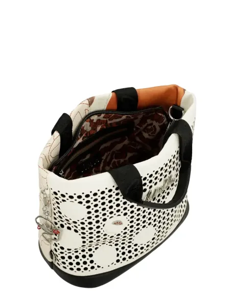 Bolso de Mano con Bandolera Anekke Lunares