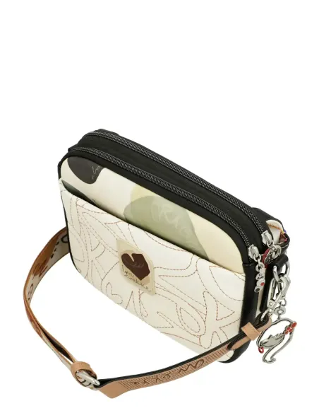 Bandolera de Solapa Ovalada Anekke Lunars