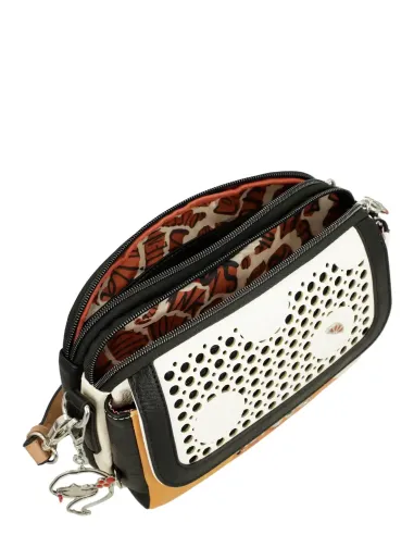 Bandolera de Solapa Ovalada Anekke Lunares