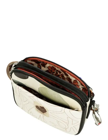 Bandolera de Solapa Ovalada Anekke Lunars