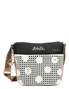 Bandolera Grande con Bolsillo Frontal Anekke Lunares