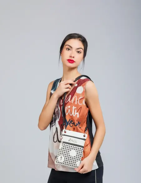 Mini Bandolera 2 Compartimentos Anekke Lunares