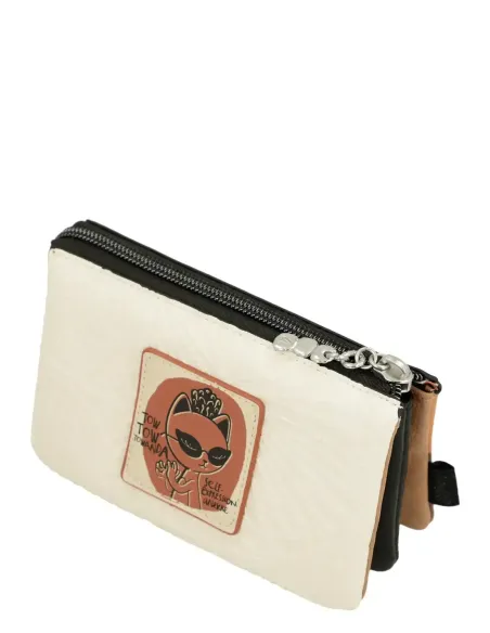 Porta-moedas 3 Compartimentos Anekke Lunares