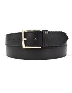 Cinto de pele lisa 40 mm decorado com pesponto Tagar - Special 2