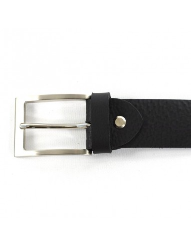 Cinto preto de pele Gravado fosco 35 mm Tagar - Special