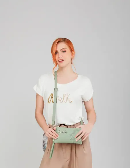 Bandolera Pequeña 3 Compartimentos Anekke Original