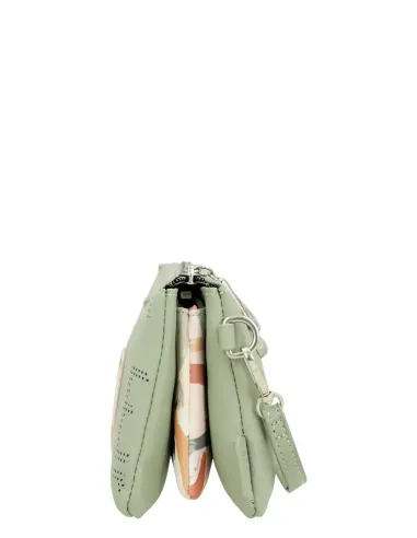 Bandolera Pequeña 3 Compartimentos Anekke Original