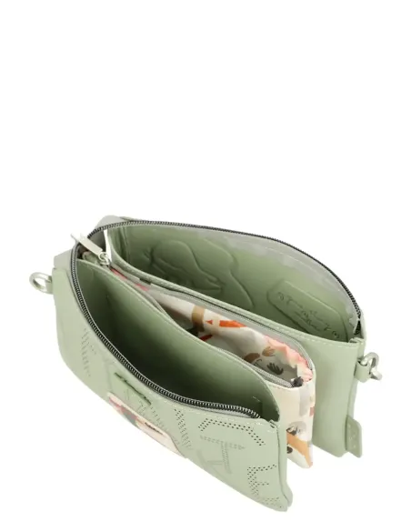 Bandolera Pequeña 3 Compartimentos Anekke Original