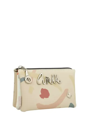 Monedero 3 Compartimentos Anekke Original