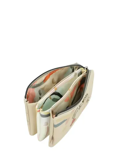 Porta-moedas 3 Compartimentos Anekke Original