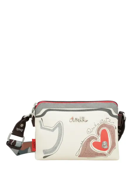 Bandolera Doble Compartimento Anekke Ole