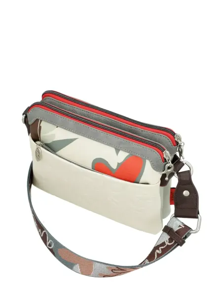 Bandolera Doble Compartiment Anekke Ole