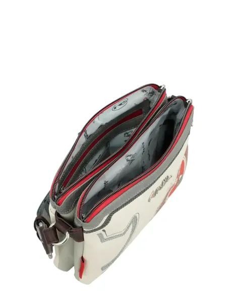 Bandolera Doble Compartimento Anekke Ole