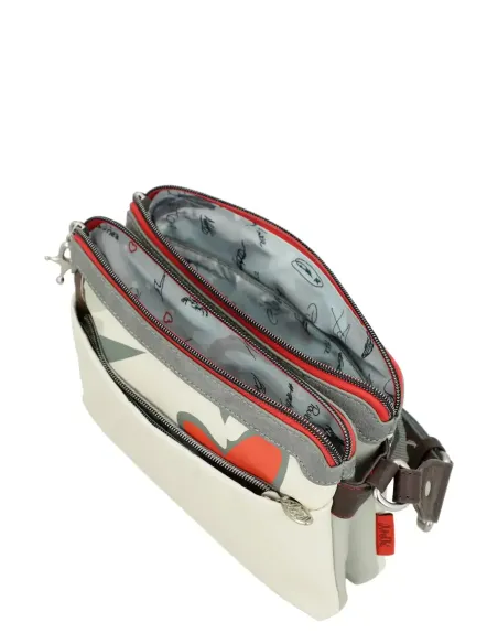 Bandolera Doble Compartimento Anekke Ole