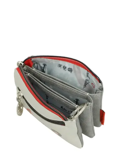 Porta-moedas 3 Compartimentos Anekke Ole