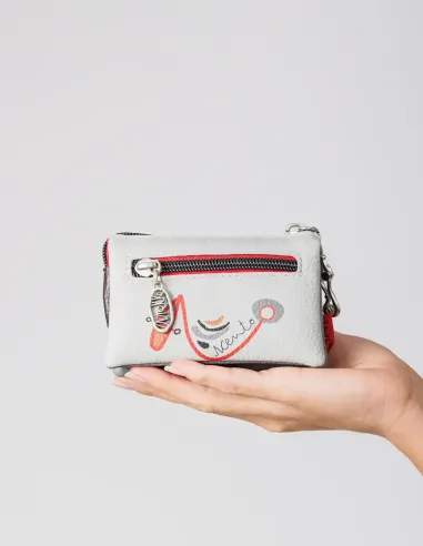 Porta-moedas 3 Compartimentos Anekke Ole