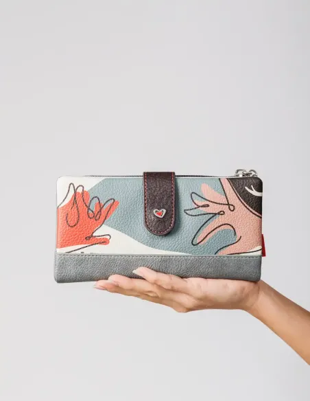 Cartera Gran Flexible RFID Anekke Ole