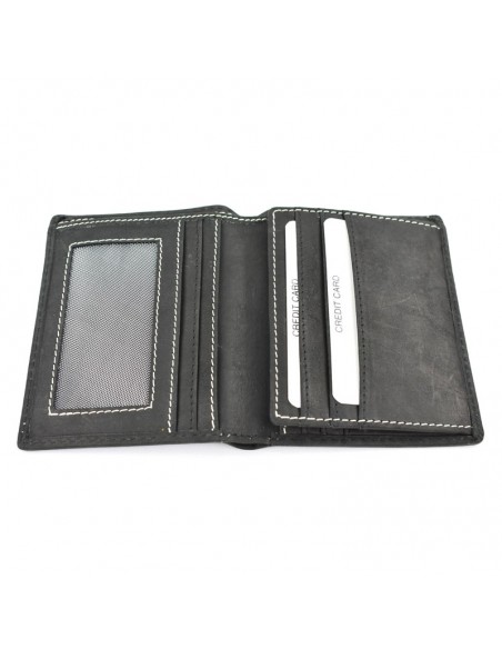 Carteira de Homem com porta cartões Jaguar - Crazy Horse