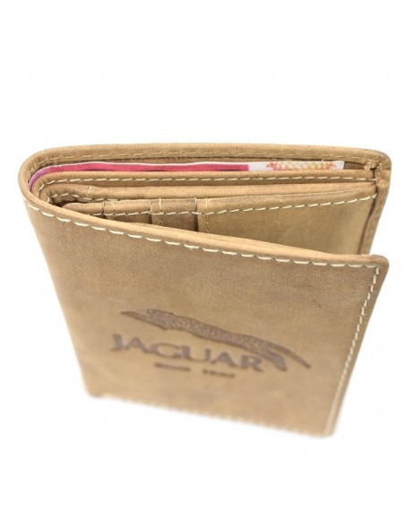Cartera tarjetera de hombre Jaguar - Crazy Horse