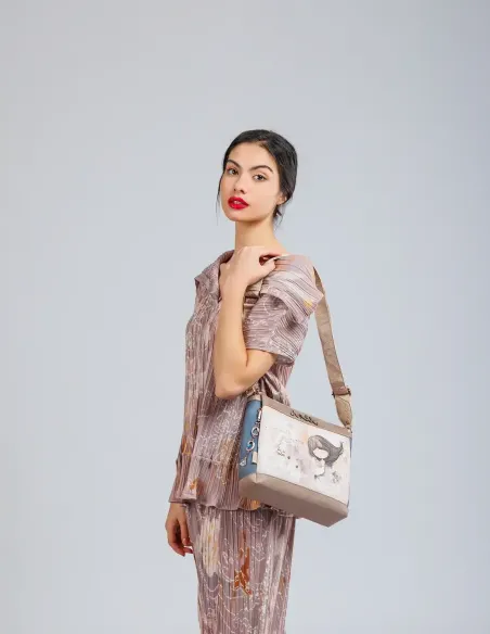 Mala a Tiracolo triple Compartimentos Anekke Memories