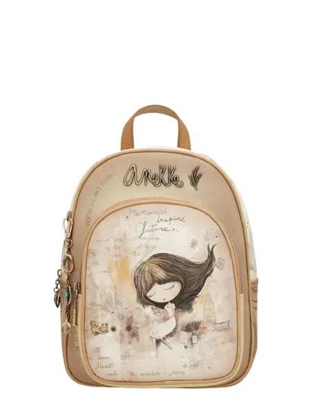 Mochila con Bolsillo Frontal Anekke Memories