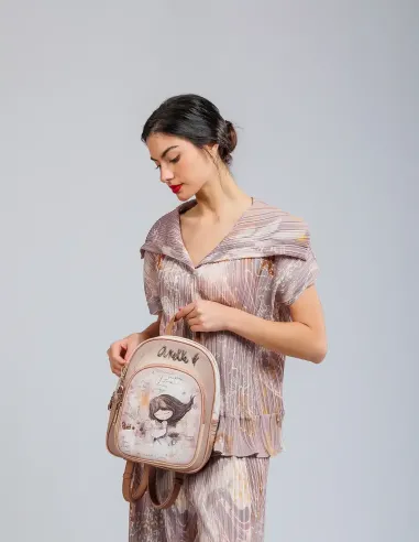 Mochila con Bolsillo Frontal Anekke Memories