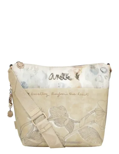 Bandolera Grande Con Bolsillo Frontal Anekke Whispers