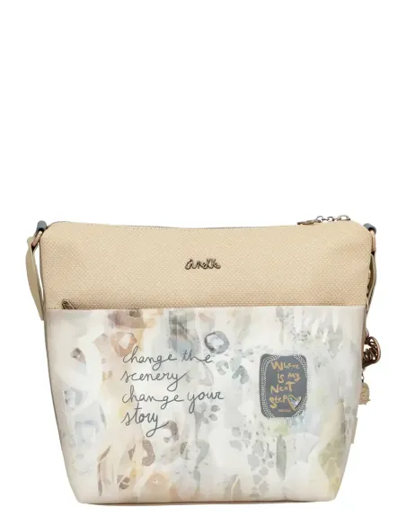 Bandolera Grande Con Bolsillo Frontal Anekke Whispers