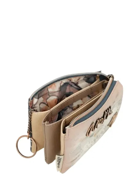 Porta-moedas Triple Compartimento Anekke Whispers