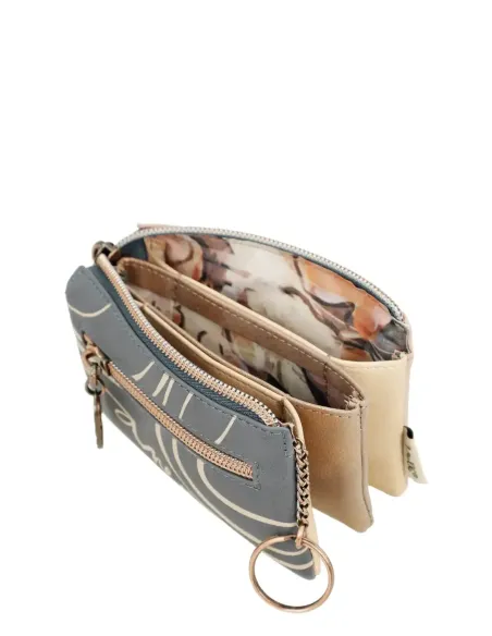 Porta-moedas Triple Compartimento Anekke Whispers
