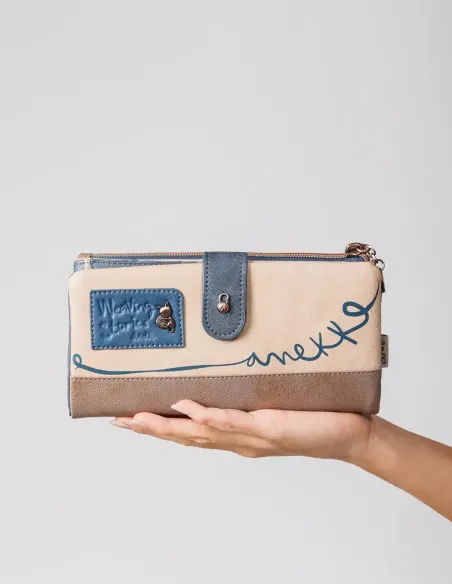 Cartera Gran Flexible RFID Anekke Stories