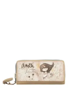 Carteira Grande Estampada RFID Anekke Memories