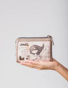 Cartera Mitjana Flexible RFID Anekke Memories