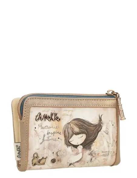 Cartera Mitjana Flexible RFID Anekke Memories