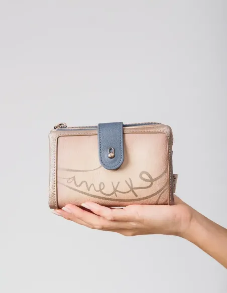 Cartera Mitjana Flexible RFID Anekke Memories