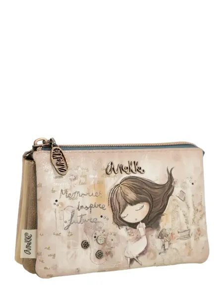 Monedero 3 Compartimentos Anekke Memories