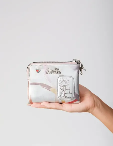 Cartera Pequeña Flexible RFID Anekke Smart