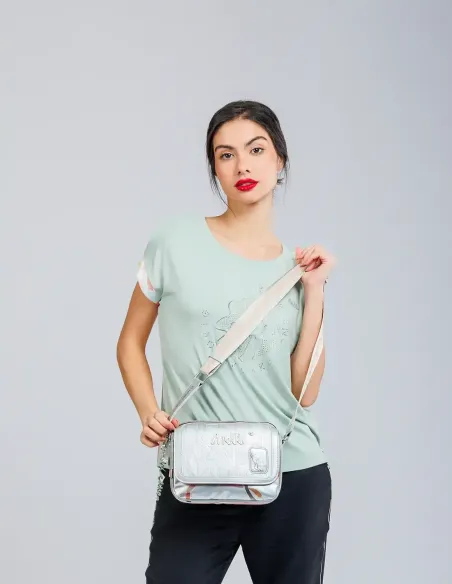 Bandolera Con Solapa Ovalada Anekke Smart